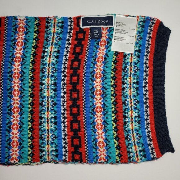 Club Room Men's Plaid Scarf - Picture 3 of 3